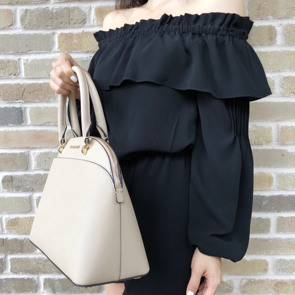 Michael Kors Emmy Large Satchel Bag oyster - Picture 4 of 7